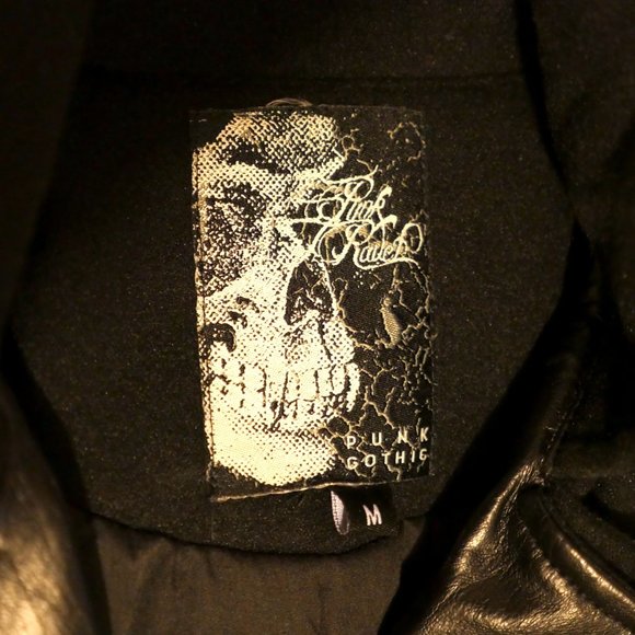 Men's Punk Military Style Long Coat - Picture 7 of 10